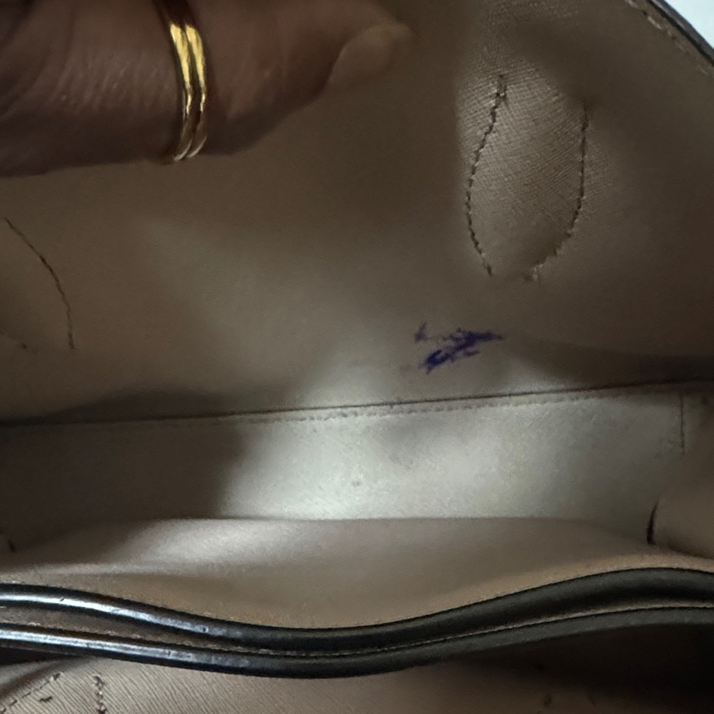 kate spade Black Leather Tote with pale pink interior - Picture 8 of 12